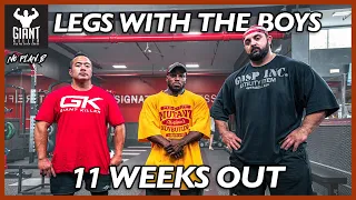 LEGS WITH THE BOYS! 11 Weeks Out | 2022 Olympia