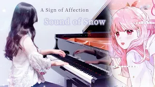 A Sign of Affection OP『Yuki no Oto / 雪の音』 Piano Cover • Novelbright | ゆびさきと恋々