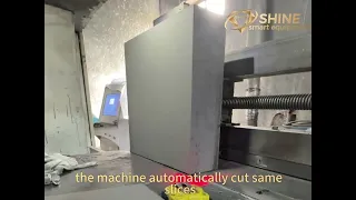 graphite block cutting with Shine wire cut -endless diamond wire saw