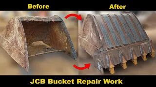 JCB Elevator Bucket Repair Work It's Amazing And Difference Experience