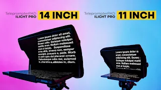 TeleprompterPAD iLight PRO 14" (iPad/Tablet Teleprompter + Remote Control)