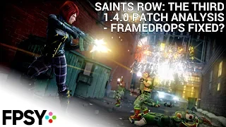 Saints Row: The Third Nintendo Switch Update Analysis - Framerate Fixed?