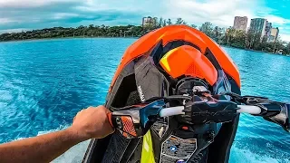 APRENDENDO A FAZER MANOBRAS COM MEU JET SKI!