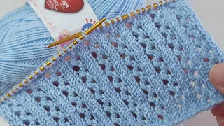 Kolay iki şiş örgü model anlatımı ✅crochet knitting