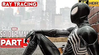 SPIDER-MAN 2 Venom Symbiote Suit Gameplay Walkthrough Part 5 [4K60FPS HDR RAY TRACING] No Commentary