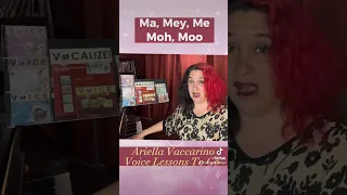 Sing different vowels on Ma, Mey, Mee, Moh, Moo #singinglessons #howtosing #voicelessons #howtosing