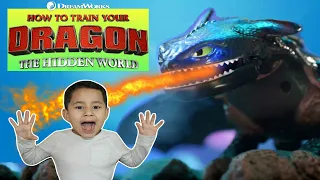 How To Train Your Dragon 3 The Hidden World Movie Toys GIANT Fire Breathing Toothless