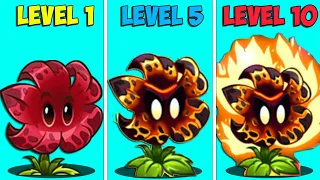 Every Plant LEVEL 1 vs MID vs MAX - Which Plant 's Best? - PvZ 2 Plant Vs Plant