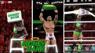 WWE Money in the Bank 2022 Full Show Simulation - WWE 2K22 Highlights