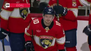 Vladimir Tarasenko scores his first goal as a Panther vs Flames (9 mar 2024)