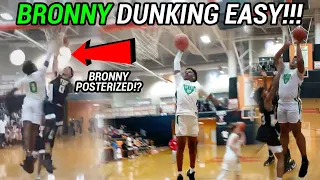 Bronny James & The Blue Chips Are BACK! Win CRAZY First Game Without Mikey Williams!