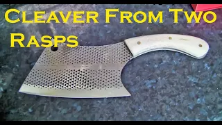 Cleaver from two Farriers rasps.