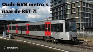 Oude GVB Metro's Amsterdam gaan UIT DIENST