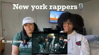 Mom reacts to 5 new york rappers🎼and rates them (sleepy hallow, sheff g, Ji, 22gz, & ron suno)