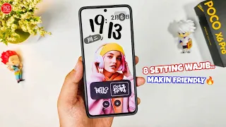 MAKIN FRIENDLY!! 8 SETTING WAJIB PENGGUNA POCO X6 PRO | HYPER OS 1.0