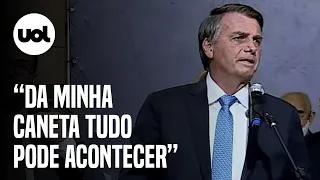 Bolsonaro em evento evangélico: "Da minha caneta tudo pode acontecer"