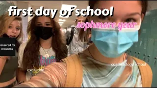 GRWM: first day of highschool + vlog (sophomore year)