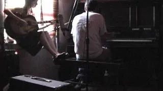 PJ and Howe in piano room