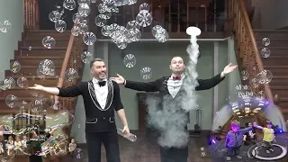 Шоу мыльных пузырей «BubbleMan» в детском клубе