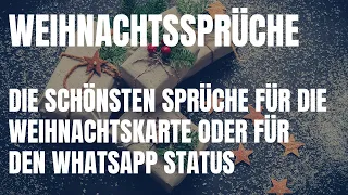 Weihnachten Sprüche 2023 - die schönsten Sprüche für die Weihnachtskarte oder den WhatsApp Status