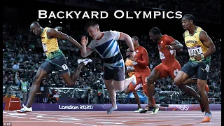 WE HELD THE OLYMPICS IN OUR BACK GARDEN
