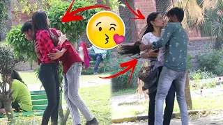 Accidentally hugging prank on cute girls | EPIC REACTION| PAPPU PRANKSTER