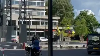 Traumaheli landde in Dordrecht