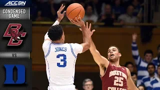 Boston College vs. Duke Condensed Game | 2018-19 ACC Basketball