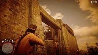 Red Dead Redemption 2: Убежище банды ^Дель Лобос^ Форт Мерсер (Fort Mercer)🤠🎮