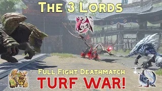 Three Lords Turf War Malzeno VS Garangolm VS Lunagaron | Sunbreak Deathmatch
