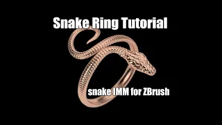 SNAKE IMM for ZBrush tutorial- QUICK AND EASY!