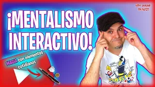 💥 EL MEJOR TRUCO DE MAGIA INTERACTIVA 💥 👉FUNCIONA 100% 🎩 MENTALISMO 😱 #AprendeMagia