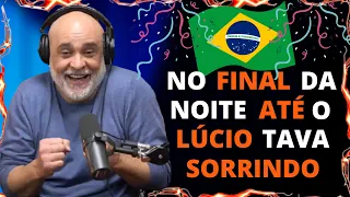 Marcos, Vampeta, Lúcio e Dida BEBENDO no final da festa de 20 anos do PENTA [CAFÚ & MARCOS - Podpah]