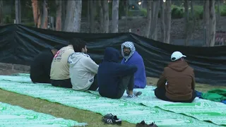 UC San Diego students establish a "Gaza Solidarity" encampment