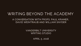 Writing Beyond the Academy