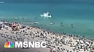 Watch: Helicopter Crashes Into Miami Beach, Passengers Hospitalized