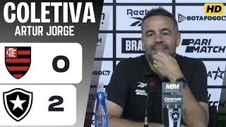 COLETIVA ARTUR JORGE - FLAMENGO 0 X 2 BOTAFOGO - PÓS JOGO