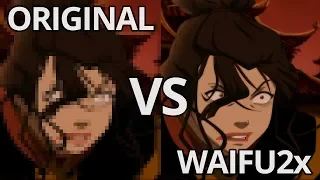 Avatar The Last Airbender in 4k - Waifu2x Upscaling comparison