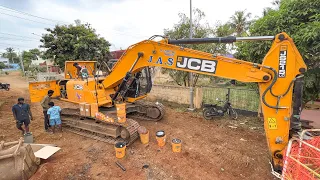 JCB JS215 Excavator Track Oil, Swing Oil, Engine Oil and Filter Change | jcb oil service