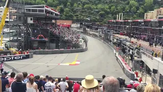 View of the Monaco Grand Prix from Grandstand L