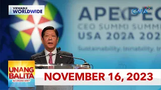 Unang Balita sa Unang Hirit: NOVEMBER  16, 2023 [HD]