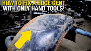 How to Fix a HUGE DENT with Only Hand Tools! Eastwood