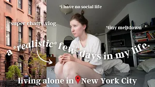 My life is *chaos* but I'm building my dreams, so that’s cool! A New York City vlog.