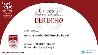 45 CED: Mitos y modas del Derecho Penal