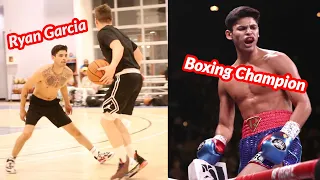 Hooping vs. Boxing Champion RYAN GARCIA! (I GOT BUCKETS)