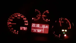 Alfa Romeo 147 1.9 JTD (120 hp + remap) acceleration 0-150 km/h