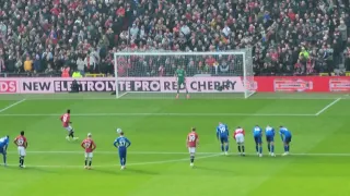 United v Everton Rashford Penalty (Fan's view) #mufc