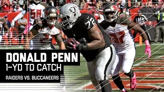 OL Donald Penn Touchdown Catch Caps Raiders Drive! | Raiders vs. Bucs | NFL