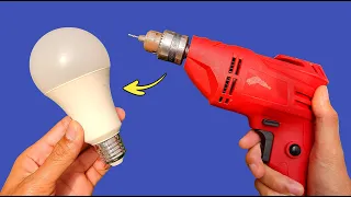 Just Use a Drill and Fix all the LED Bulbs in your home!  Easy LED Light Repair