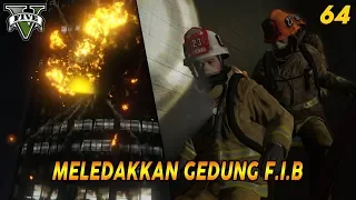 MISI KEREN ! GTA 5 HEIST (64) THE BUREAU RAID (A. FIRE CREW) 100% COMPLETION / GOLD MEDAL